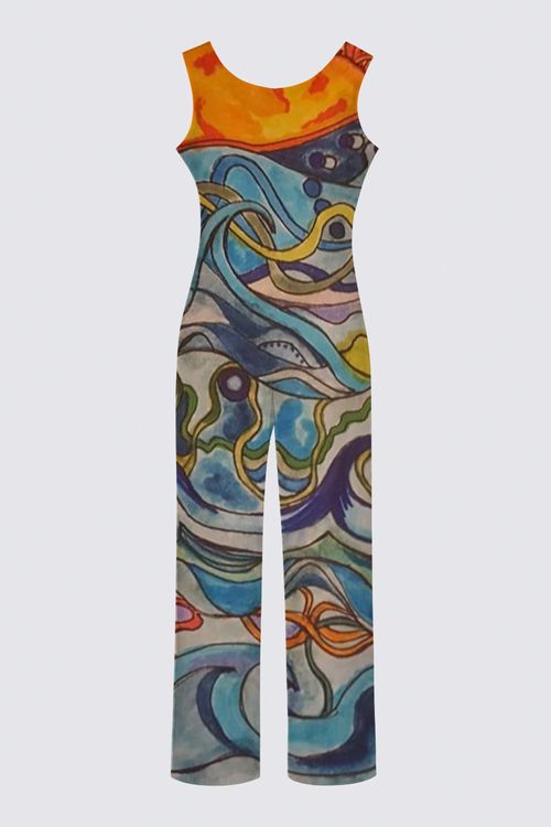 Picture of Below the Horizon Chloe Sleeveless Jumpsuit