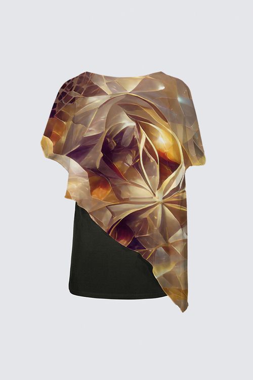 Picture of Golden geometry  Yoko Cape Tunic