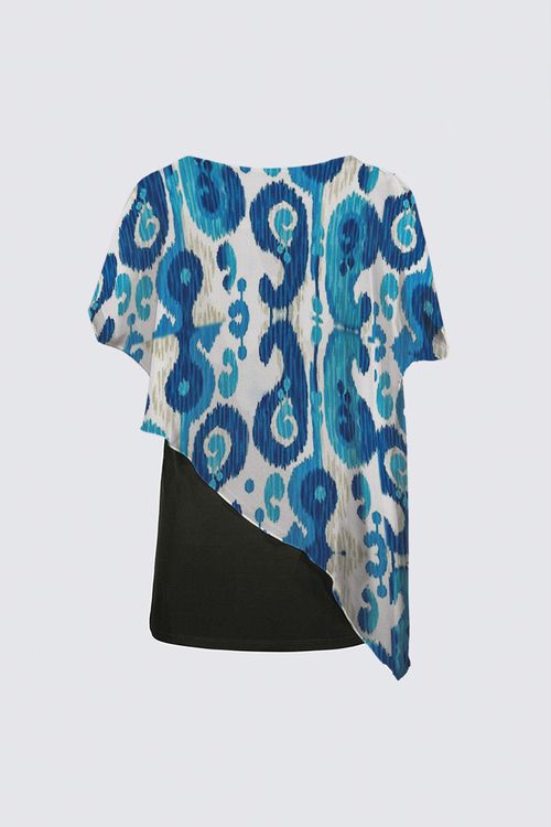 Picture of Paisley Blues Yoko Cape Tunic