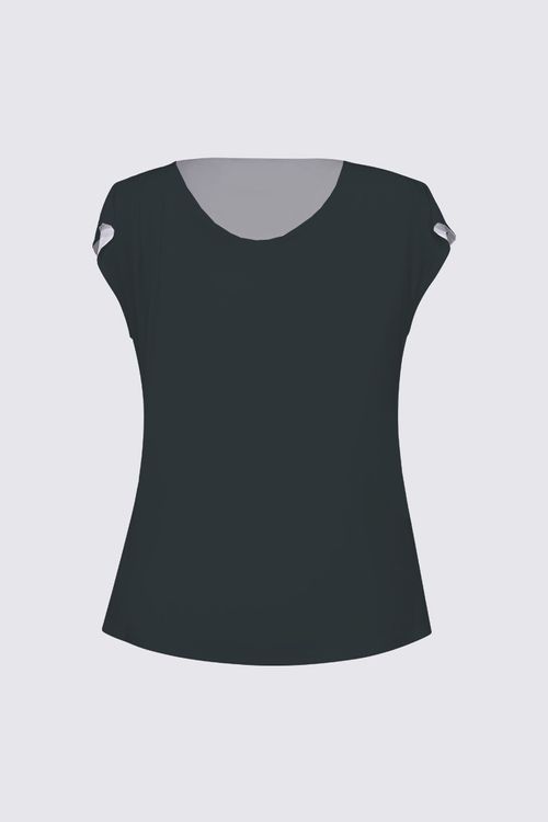 Picture of Charcoal Julie Drape T-shirt