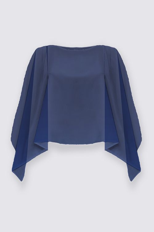 Picture of Cobalt Blue Gradient Scarlet Shawl