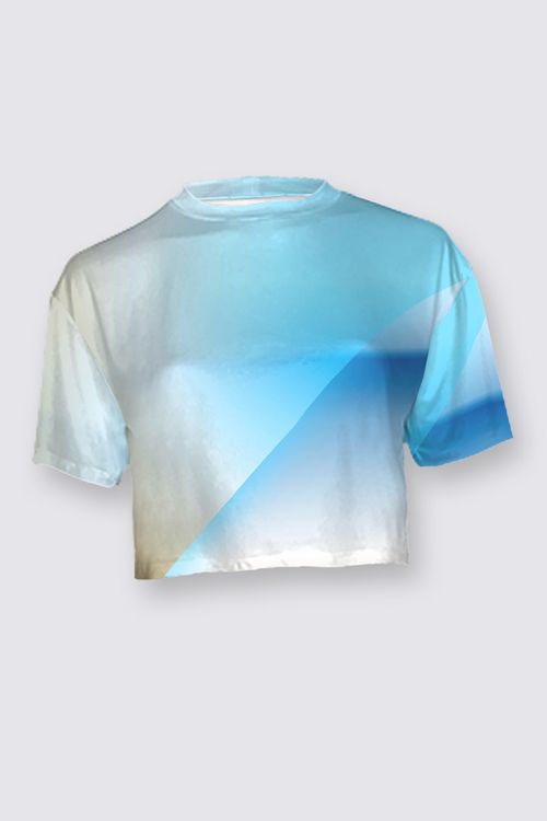 Picture of Ether Orb compliment Roxy Crop Oversized Tee