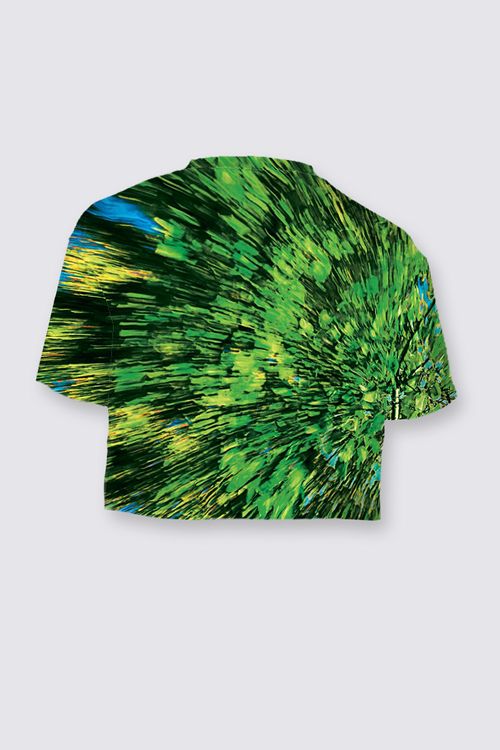 Picture of Burst of Summer Roxy Crop Oversized Tee